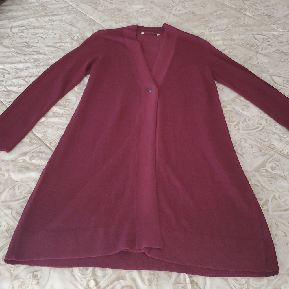 Soft Surroundings One Button Closure Front Cardig… - image 11